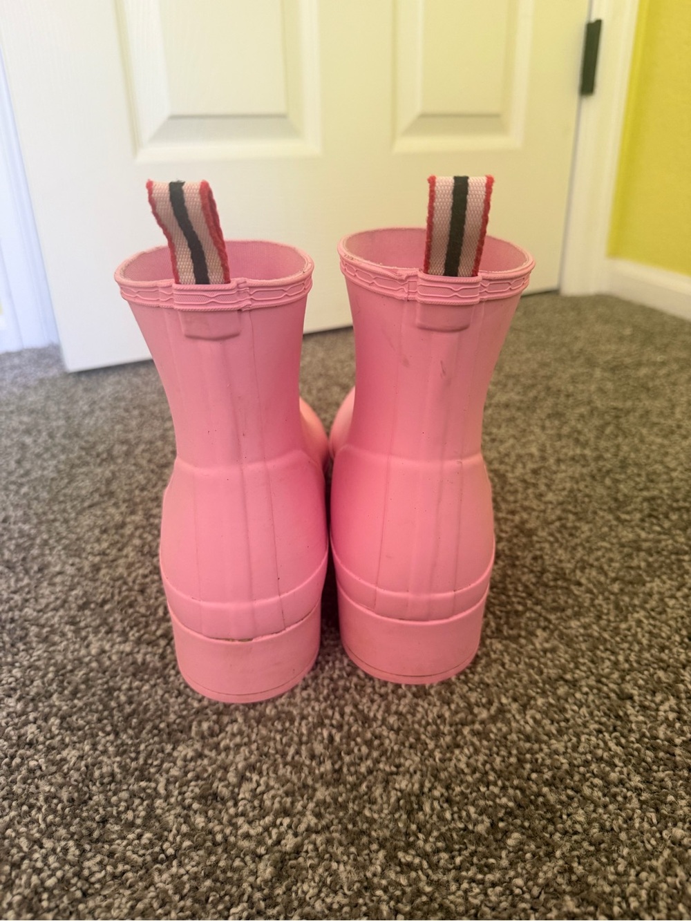 Hunter Pink Waterproof Rain Boots - Picture 3 of 5